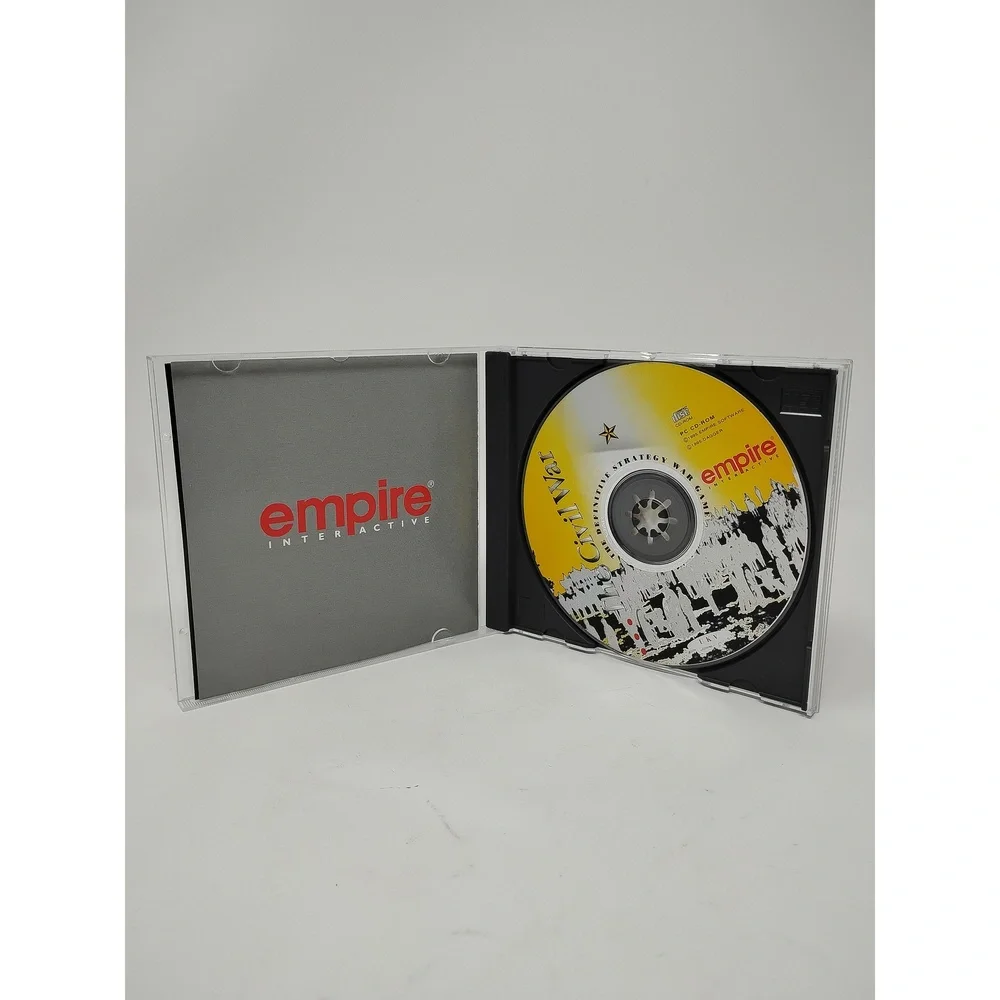 Vintage 1995 Empire Interactive The Civil War PC CD-ROM Big Box Game Strategy